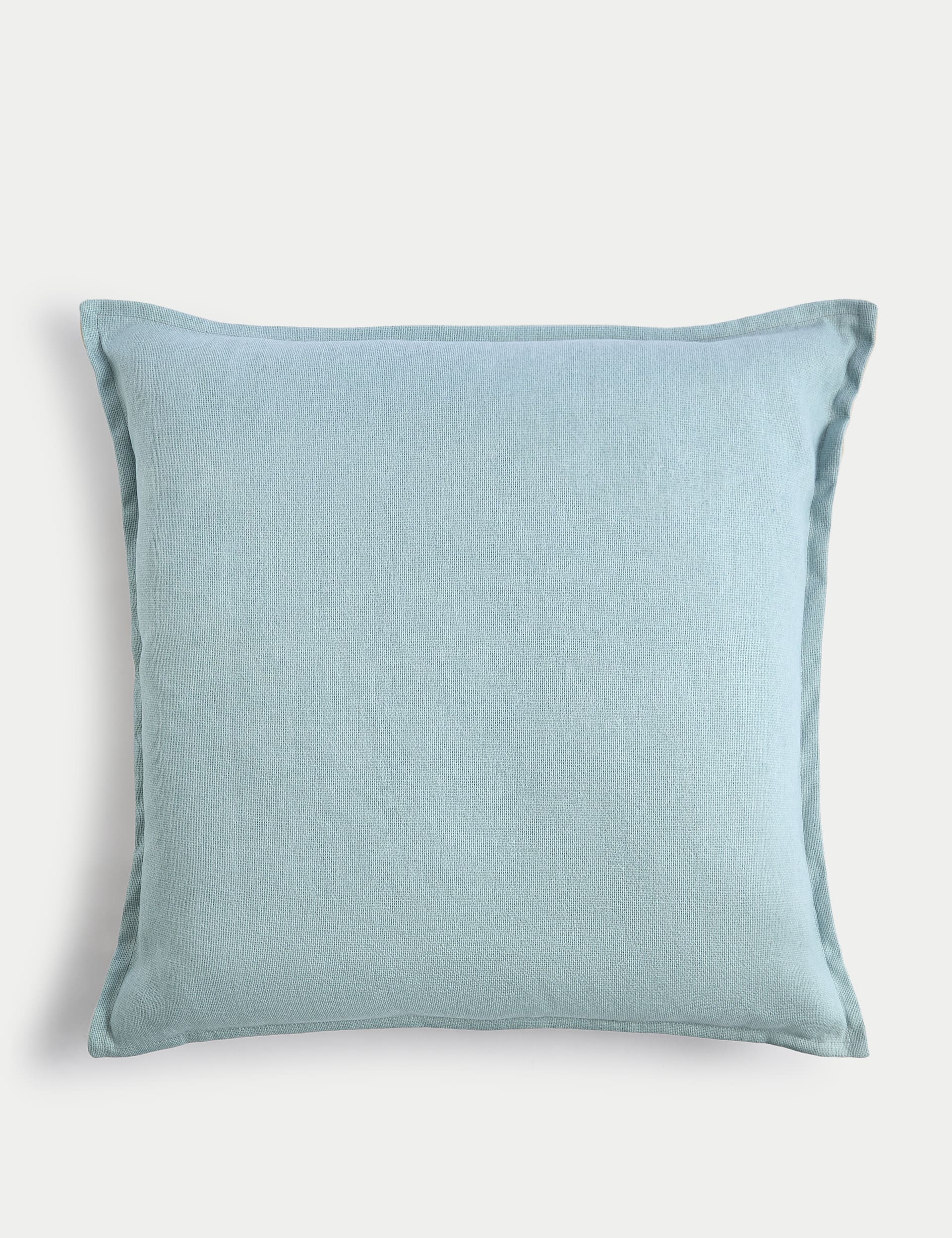 Pure cotton textured cushion 50cm square - British product