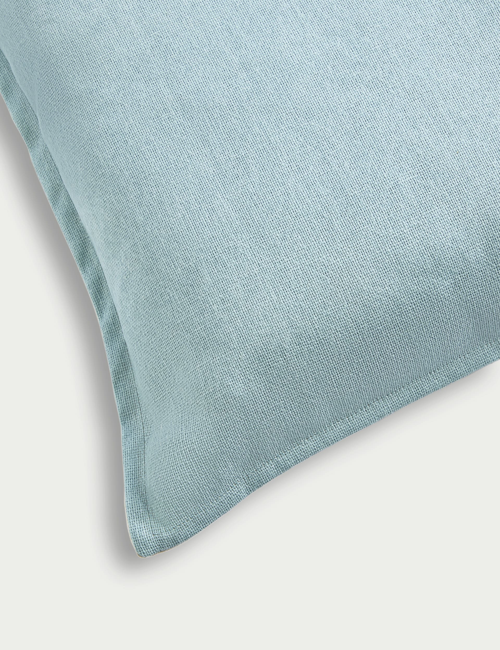 Pure cotton textured cushion 50cm square - British product