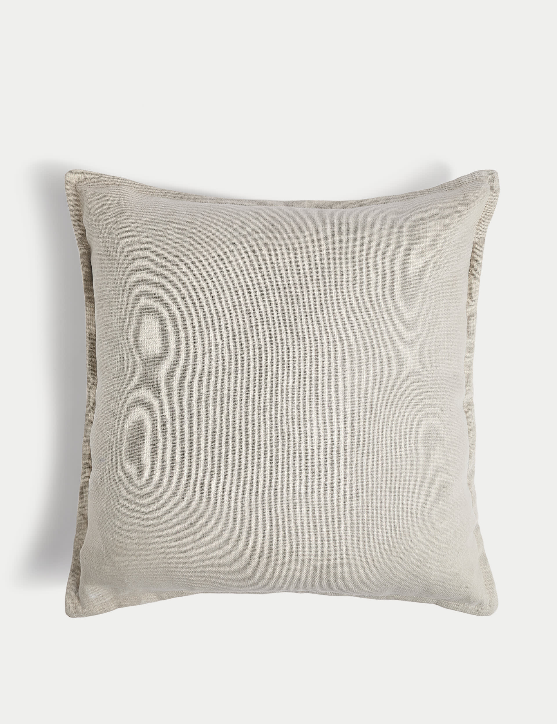 Pure cotton textured cushion 50cm square - British product