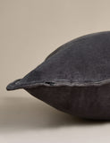Pure cotton velvet cushion with feather filling 50cm square (British brand)