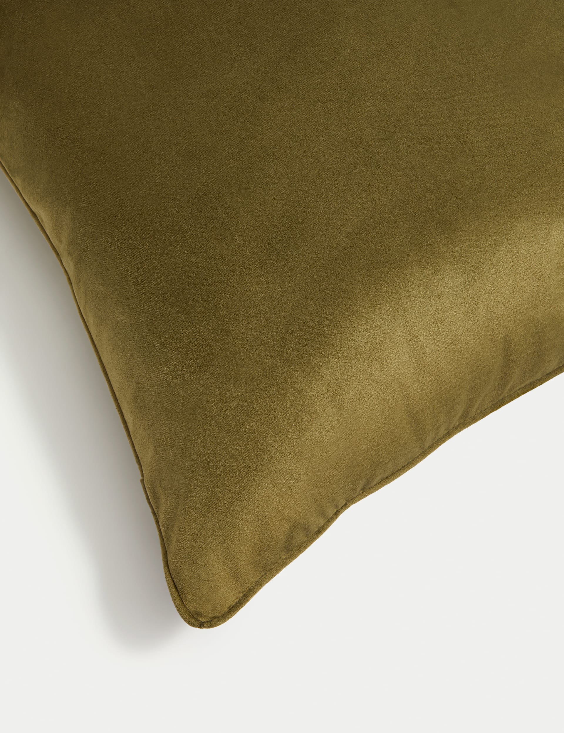 M&S Velvet Piped Large Cushion
