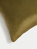 M&S Velvet Piped Large Cushion