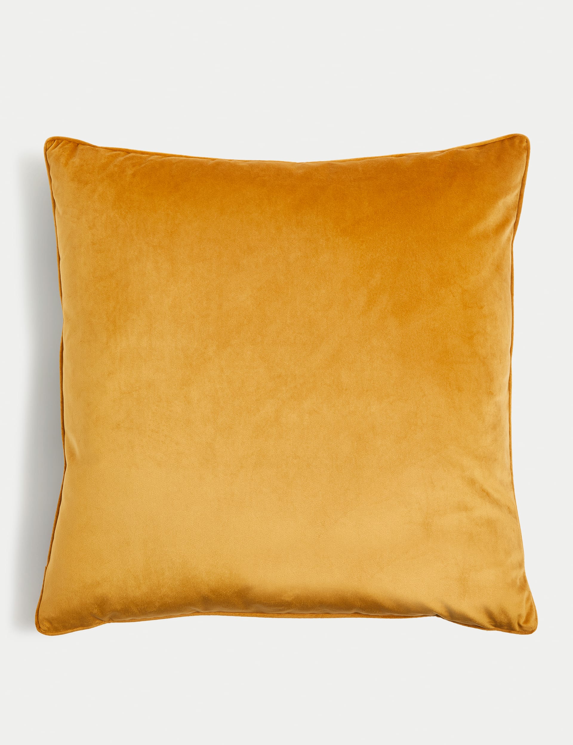 Velvet piped large cushion, UK version