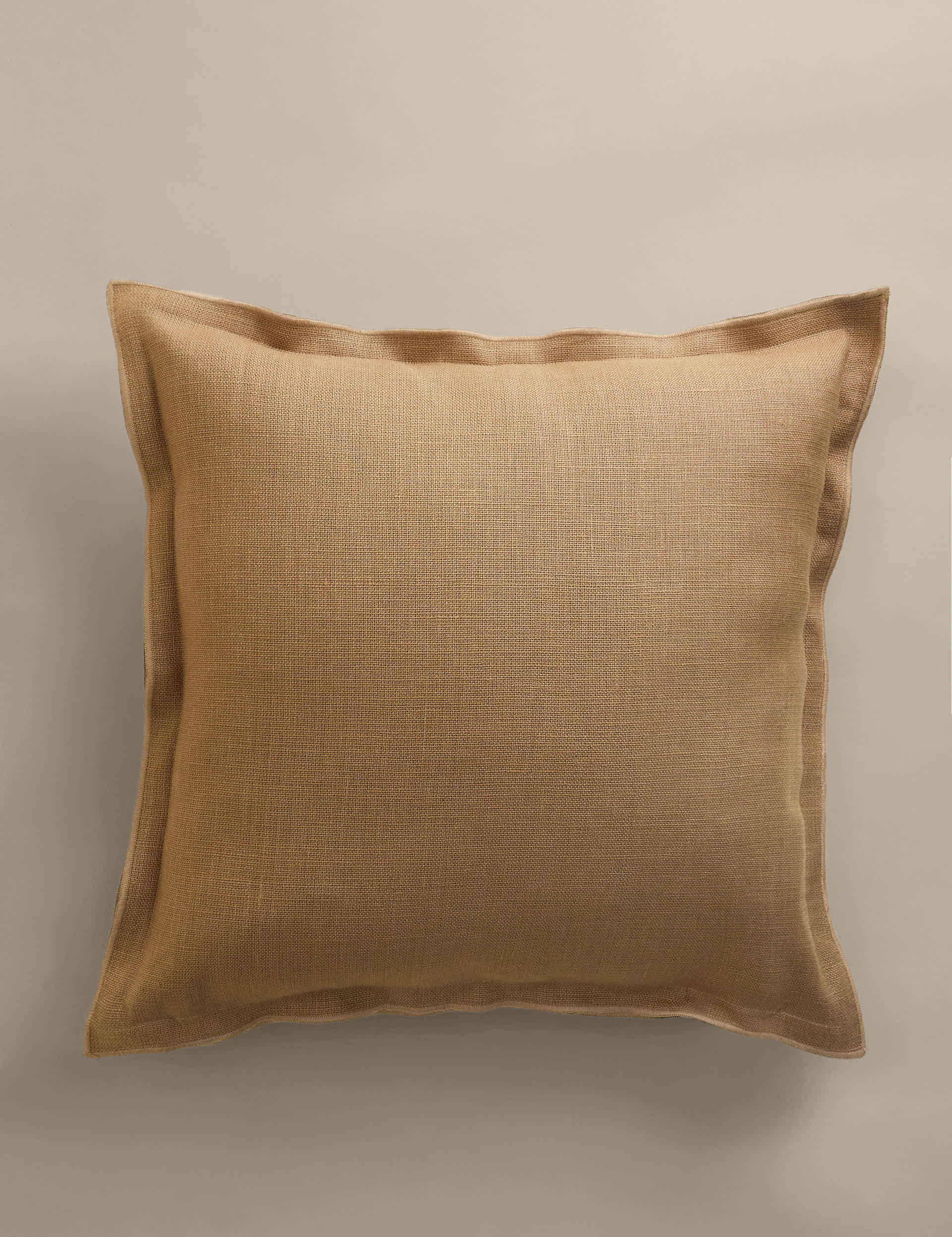Pure linen feather cushion 50x50 cm British product