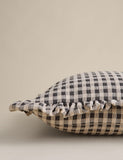 M&S Chenille Woven Gingham Cushion