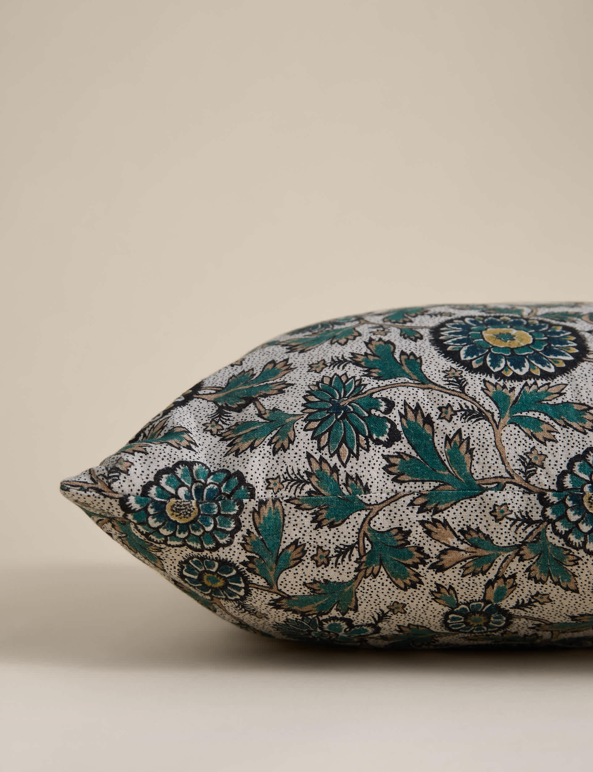 M&S Cotton Rich Floral Cushion