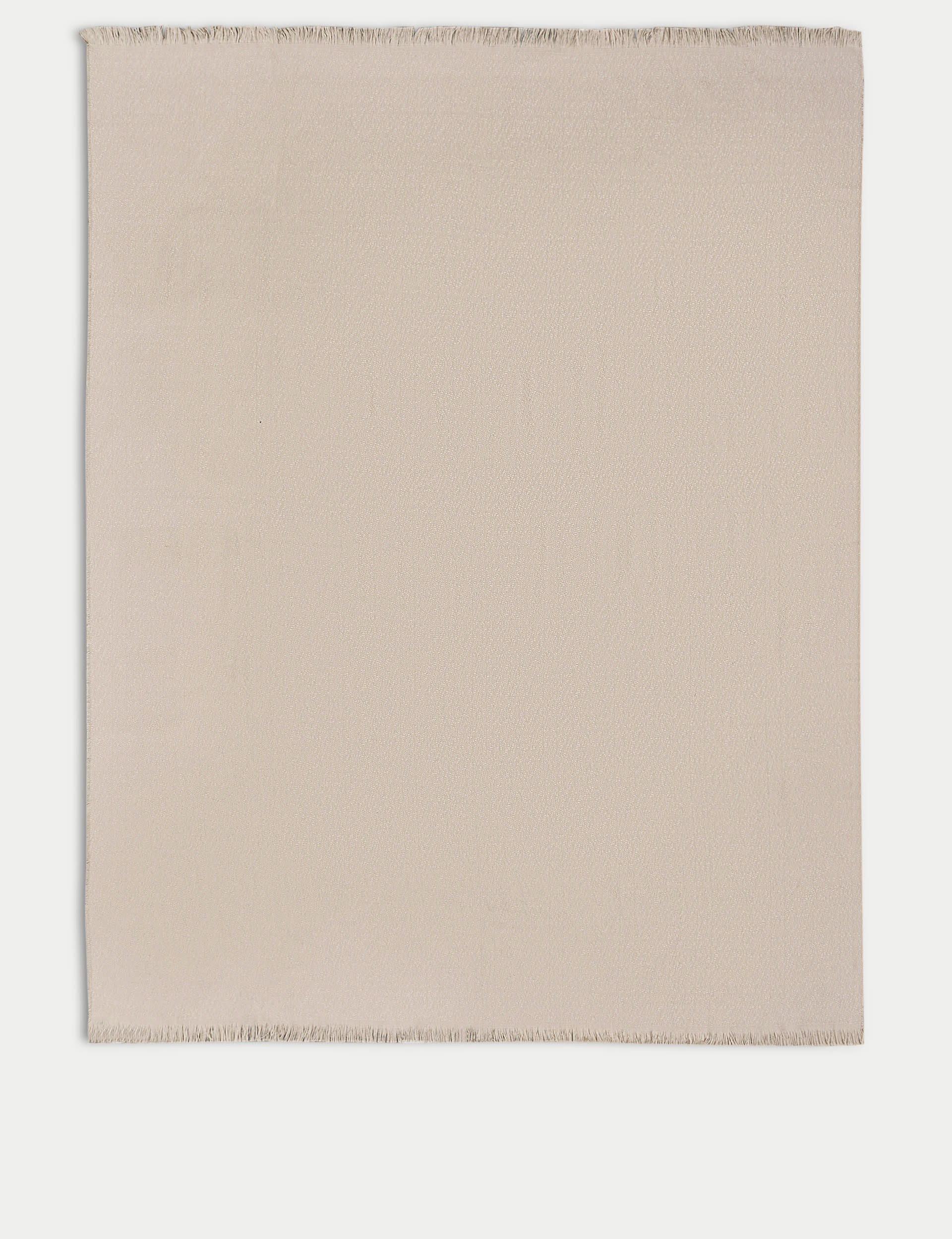 Soft textured throw 130x170cm chenille finish fringed edges, imported from the UK