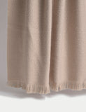 Soft textured throw 130x170cm chenille finish fringed edges, imported from the UK