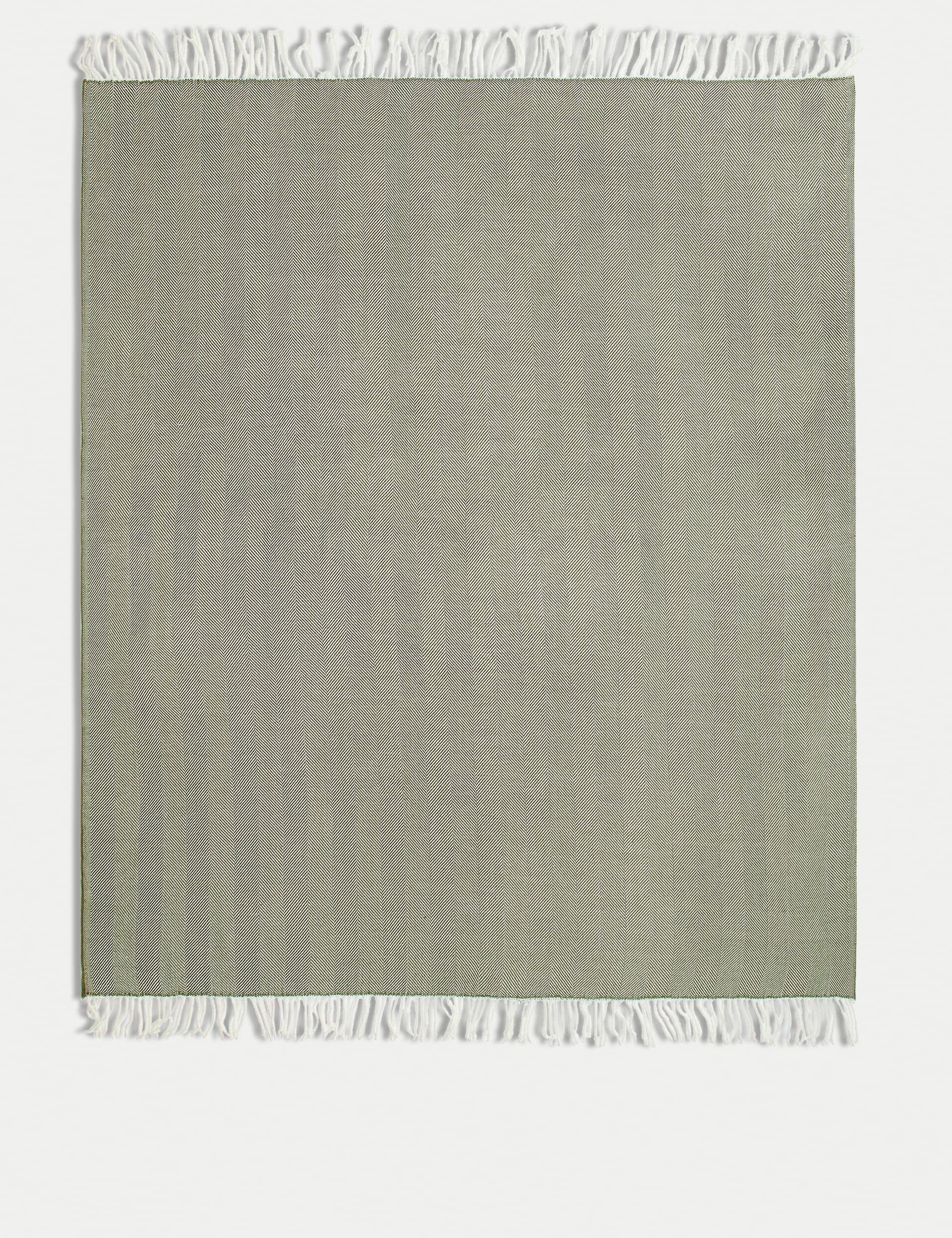 Herringbone Throw Blanket 130x170cm