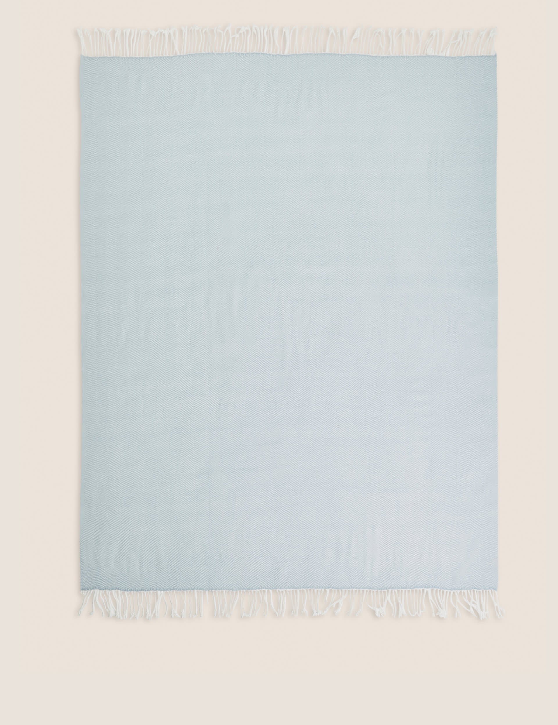 Herringbone Throw Blanket 130x170cm