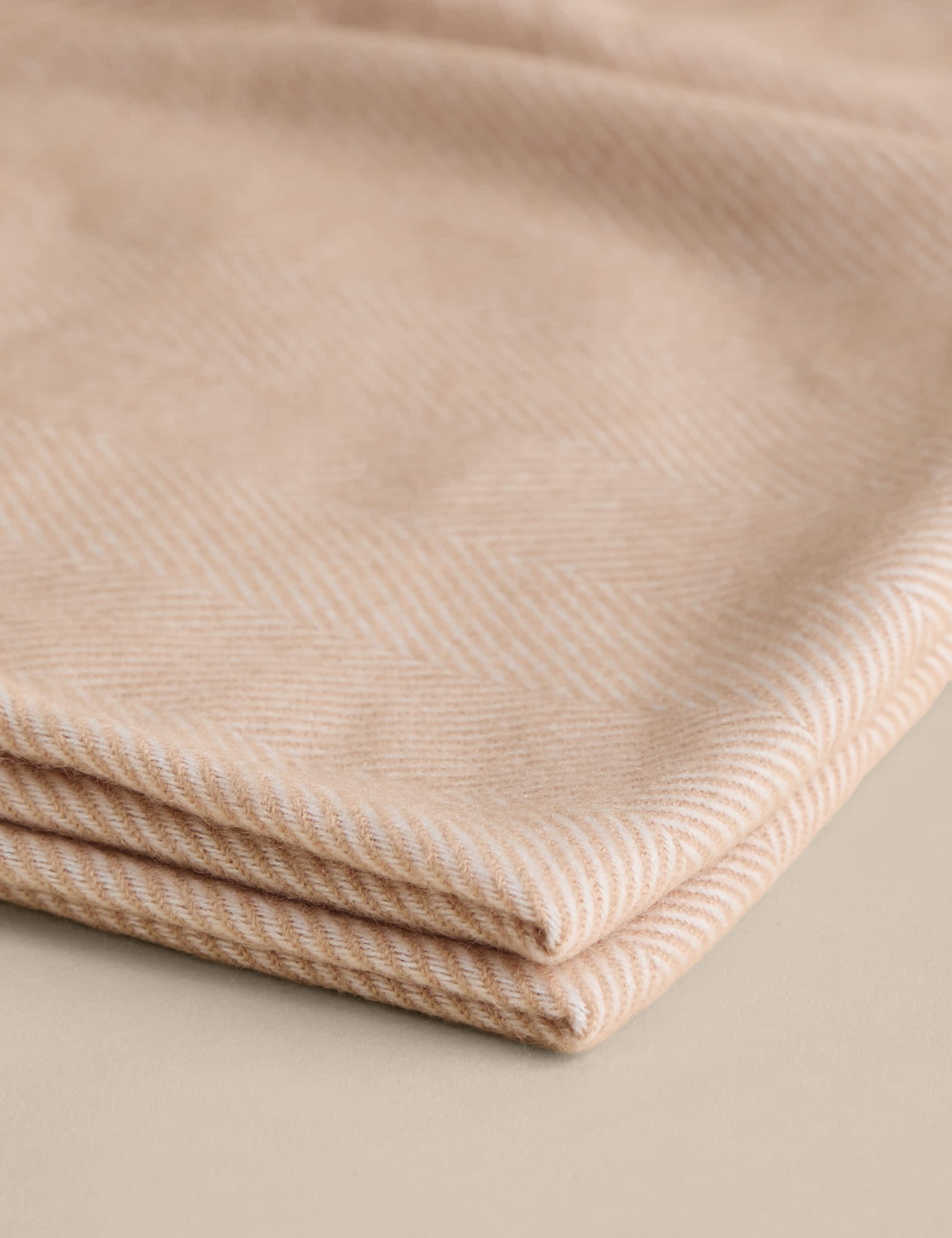 Herringbone Throw Blanket 130x170cm