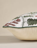 Woodland cushion pure cotton embroidered 50x50 cm (British brand)