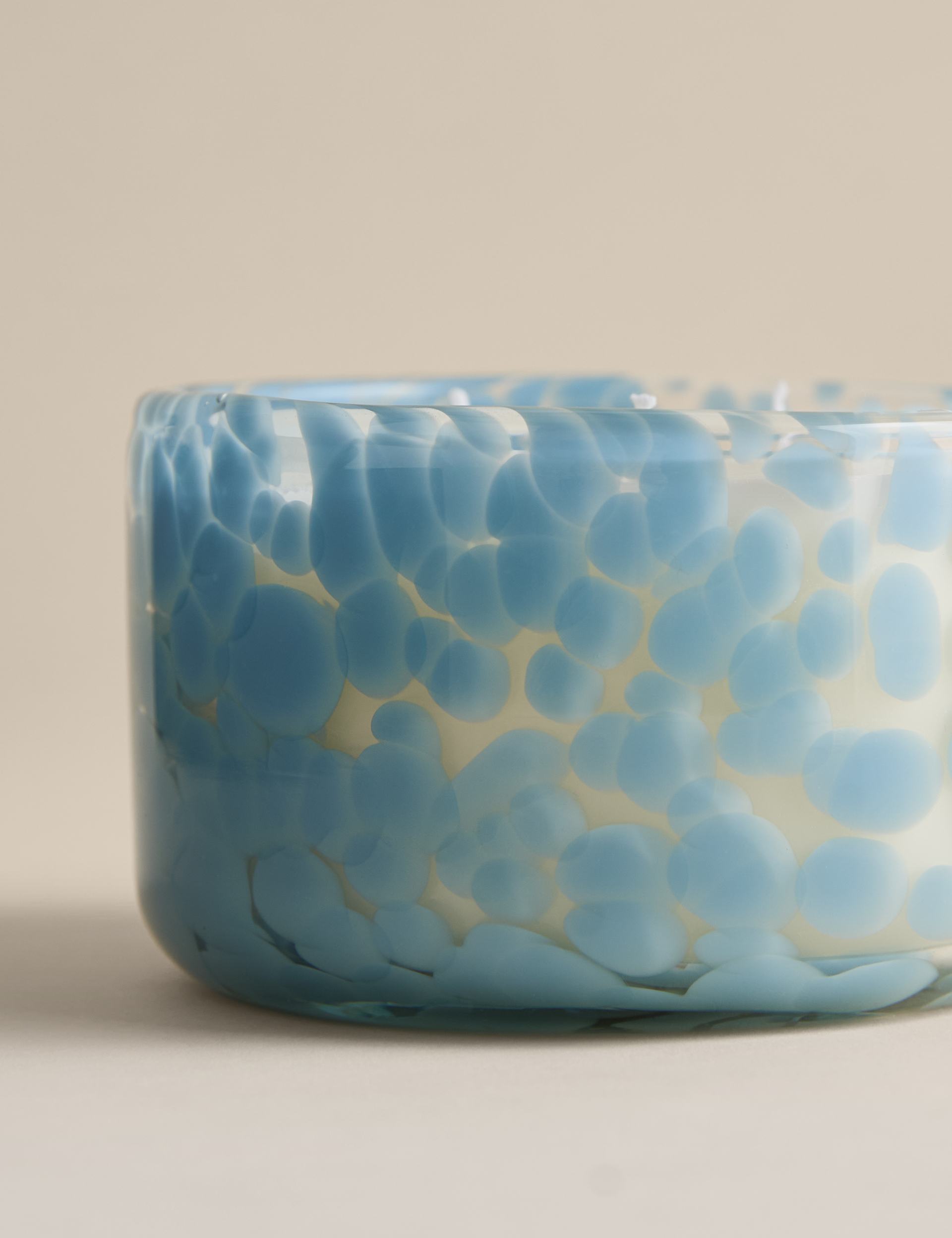 Seasalt and Cedar confetti three-wick candle (British brand)