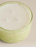 Bamboo & Orris three wick candle confetti glass - British product