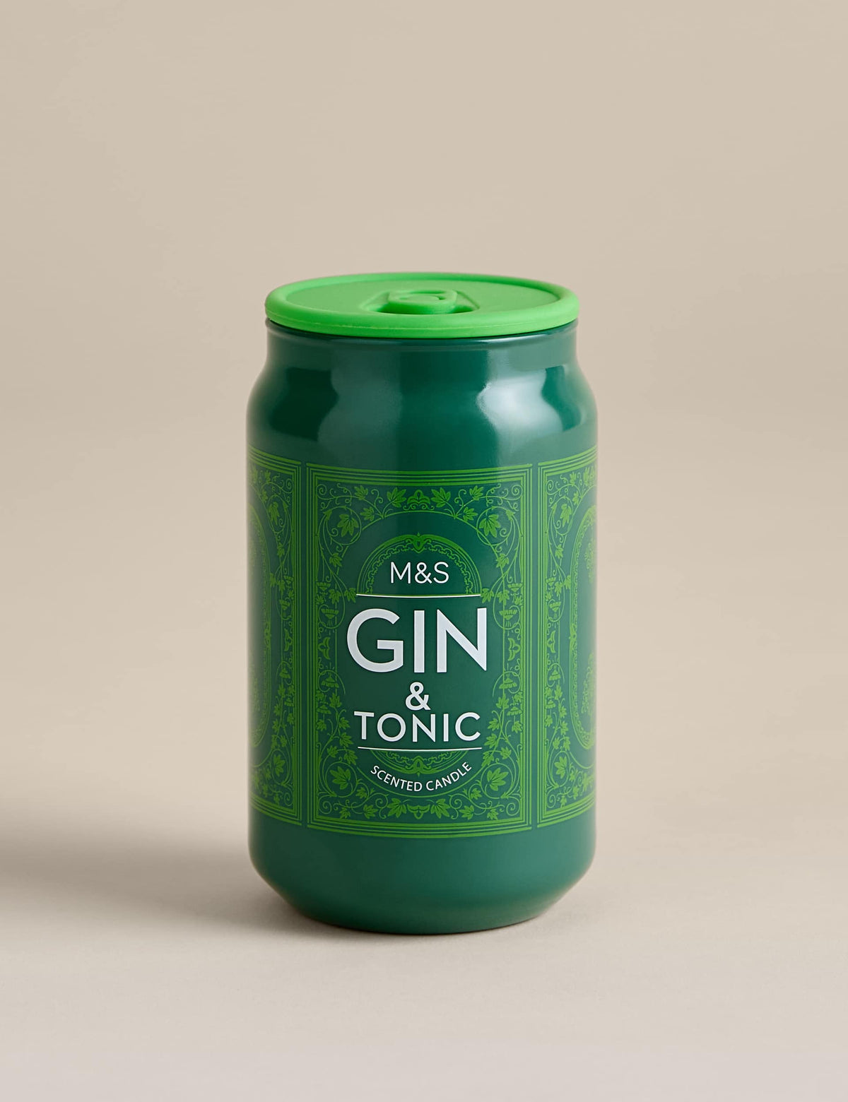 Gin & Tonic scented candle in glass jar, imported from the UK