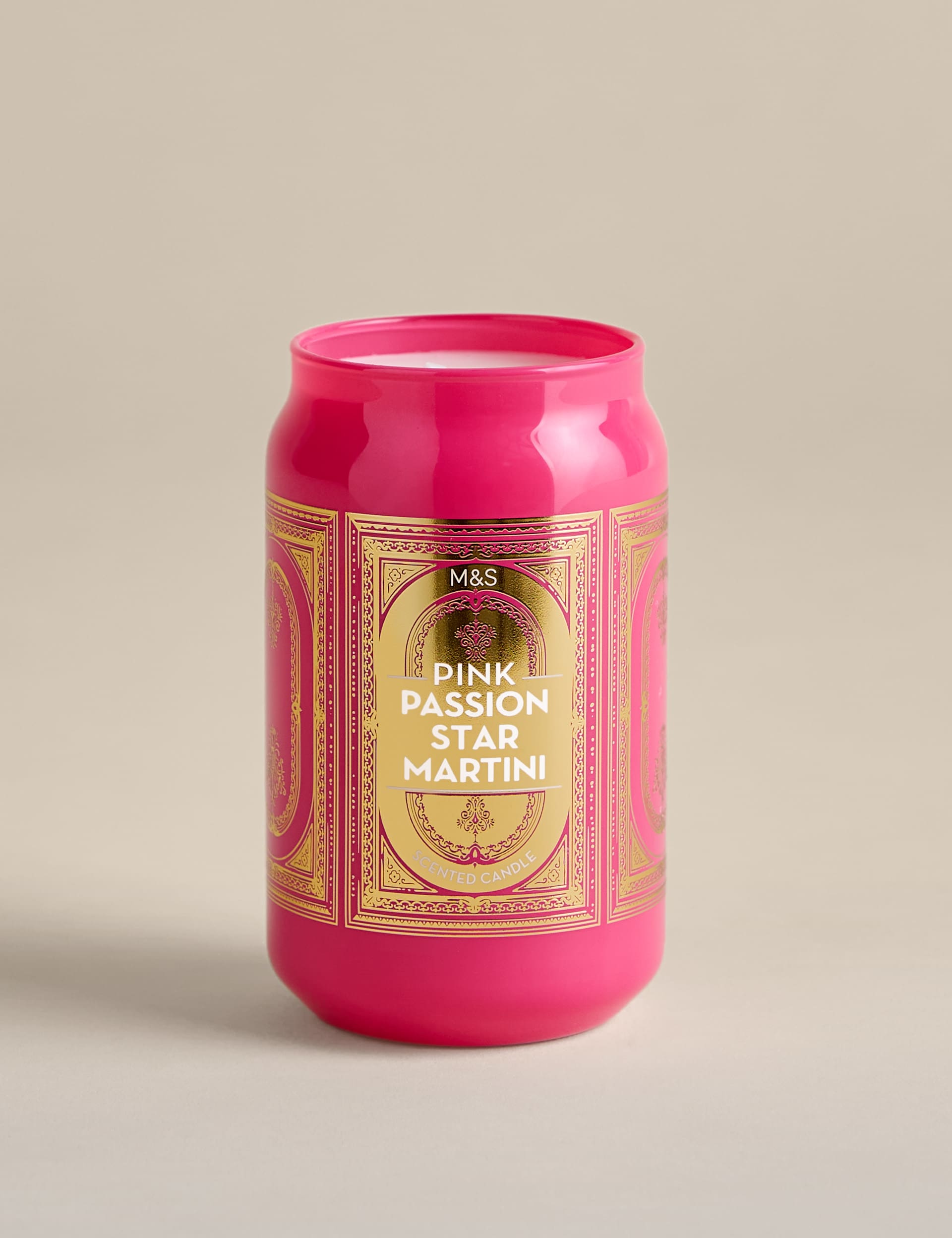 Pink Passion Star Martini scented candle - British product