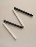 Mono dinner candles set of 4 unscented taper candles - British product