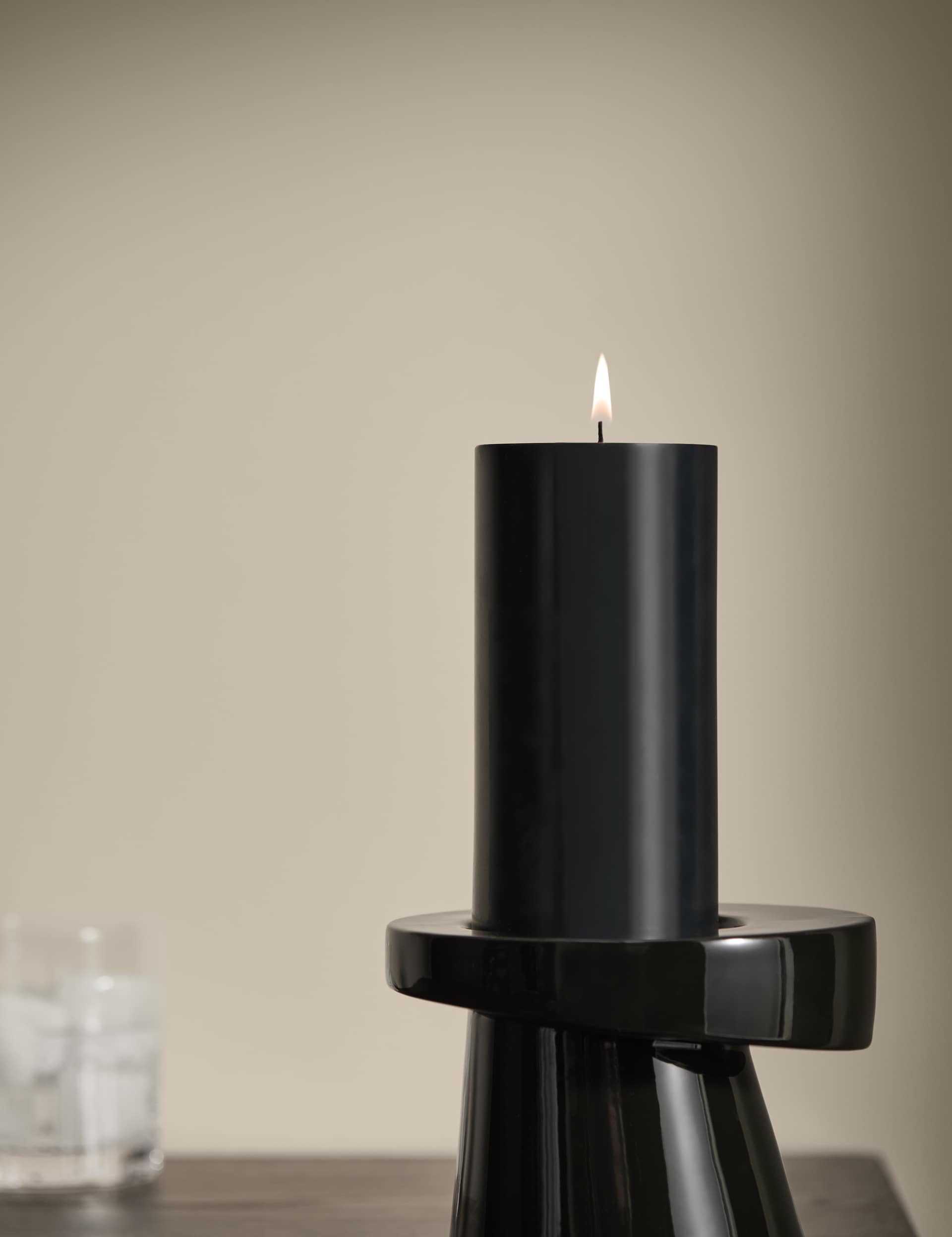 M&S Kelly Hoppen unscented pillar candle, imported from the UK