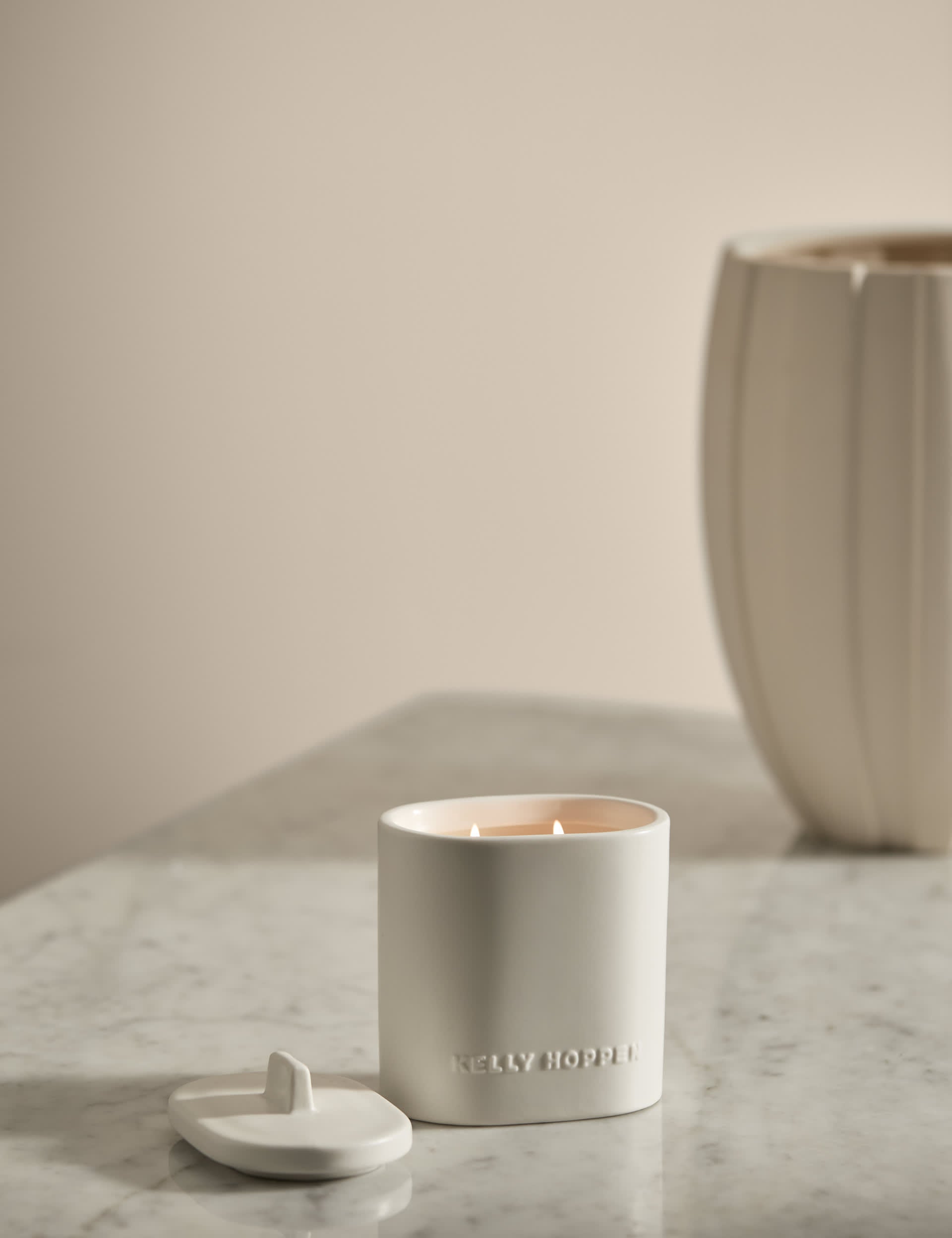 M&S X Kelly Hoppen No. 1 Fragrance ceramic jar candle 400g, imported from the UK