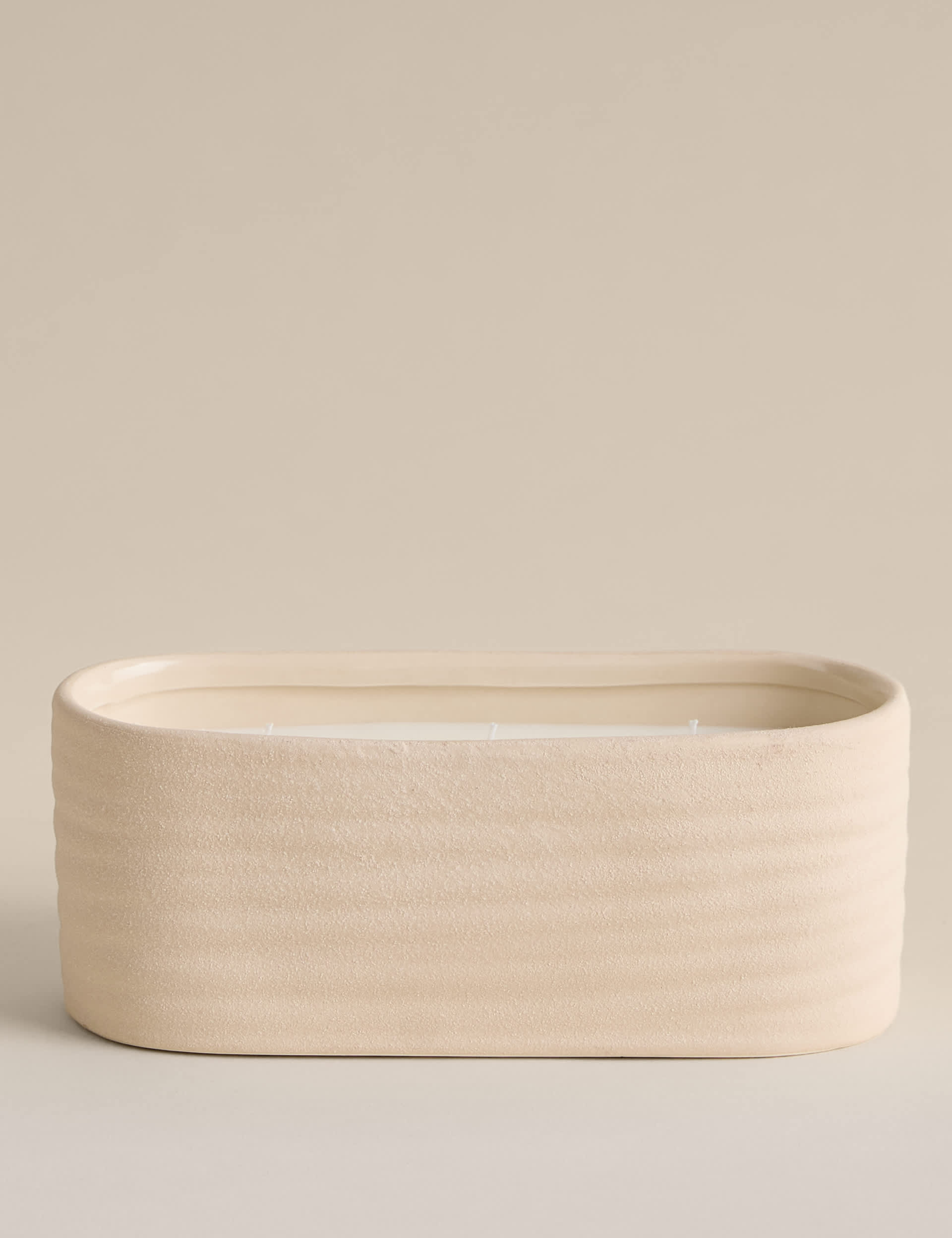 Ember ceramic 3 wick candle, imported from the UK