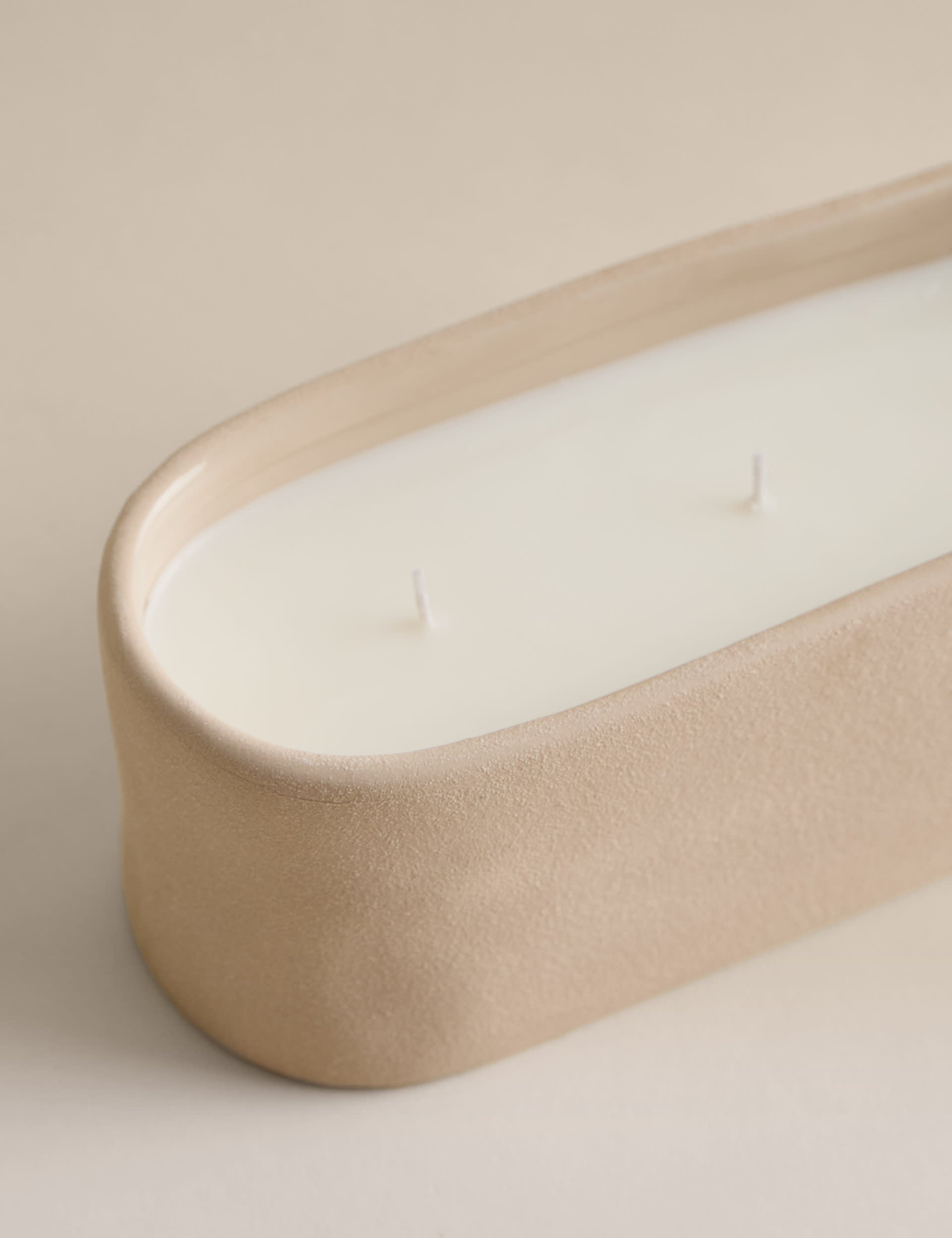 Cloud Ceramic 3 Wick Candle, UK version