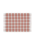 Laura Ashley Padbury Check reversible tassled throw 150x200 cm, UK version