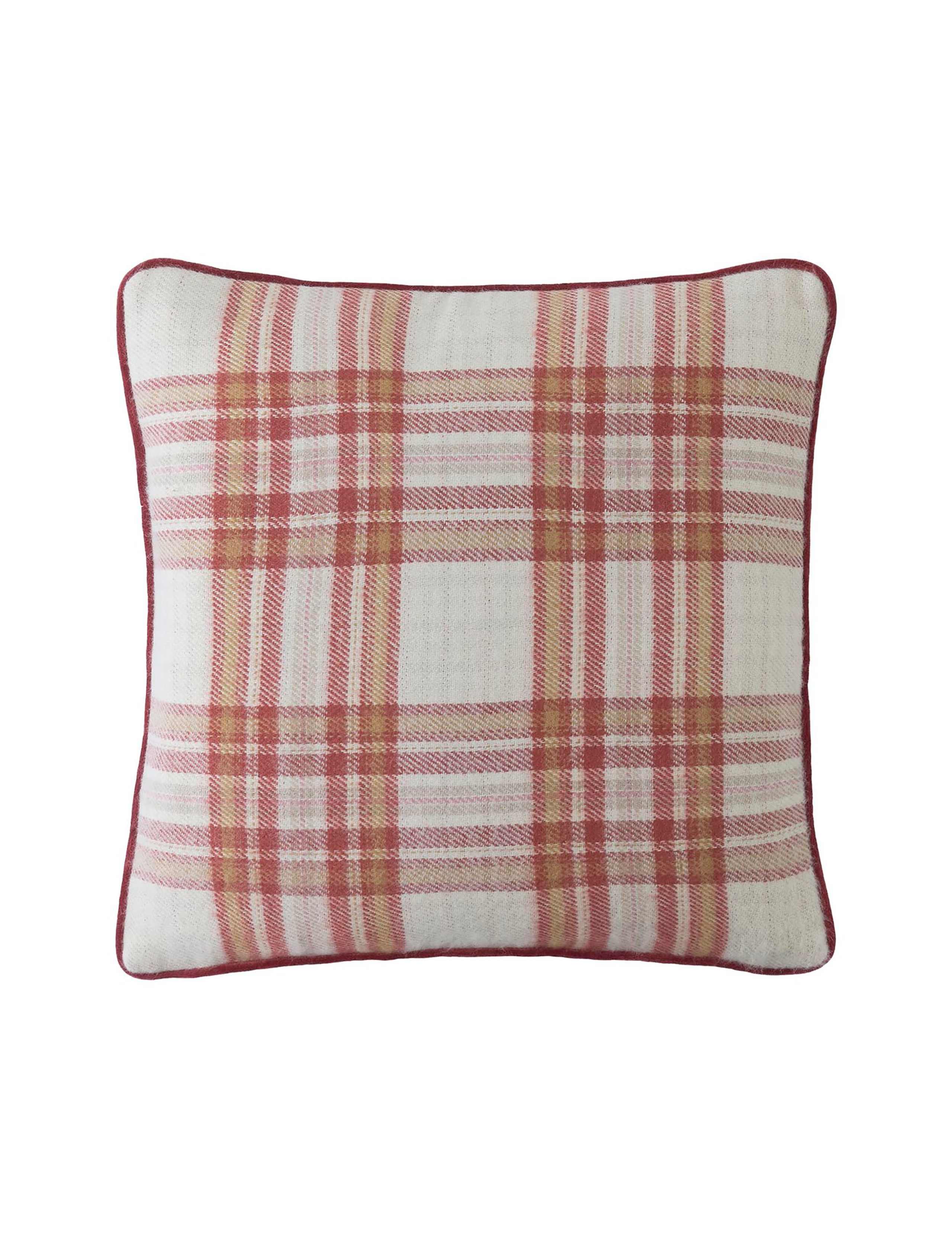 Laura Ashley Padbury checked cushion 45cm - British product