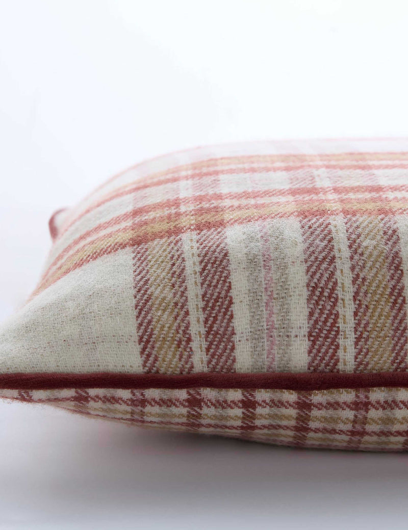 Laura Ashley Padbury checked cushion 45cm - British product