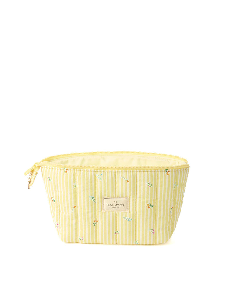 Flat Lay Co padded essential makeup pouch 29cm, imported from the UK