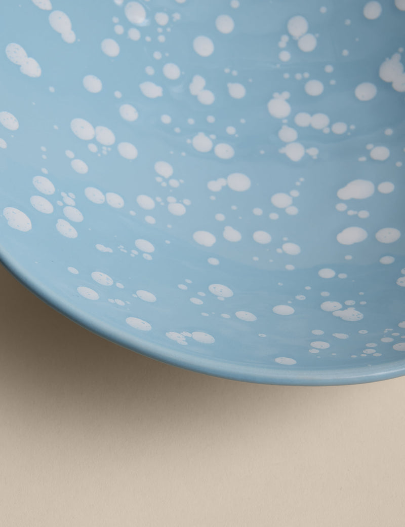 Paint splat stoneware serving bowl, imported from the UK