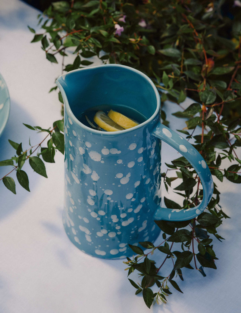 paint splatter jug, imported from the UK