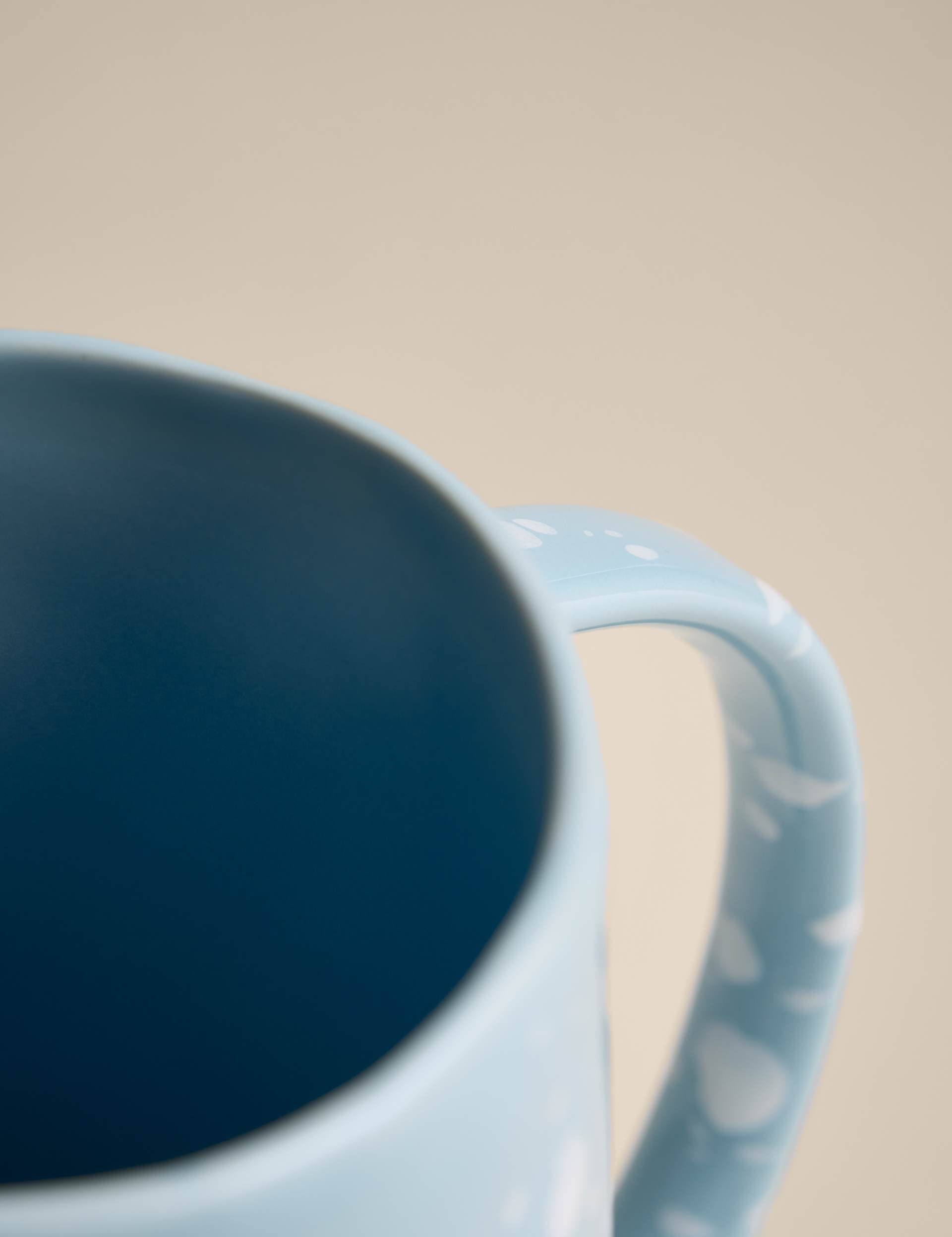 paint splatter jug, imported from the UK