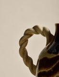Stoneware painterly jug with abstract design - British product