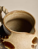 Stoneware painterly jug with abstract design - British product