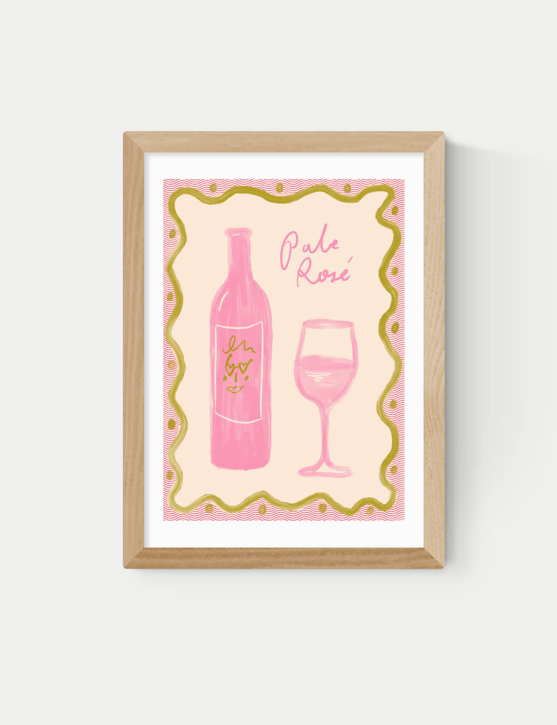 Pale Rose Framed Art