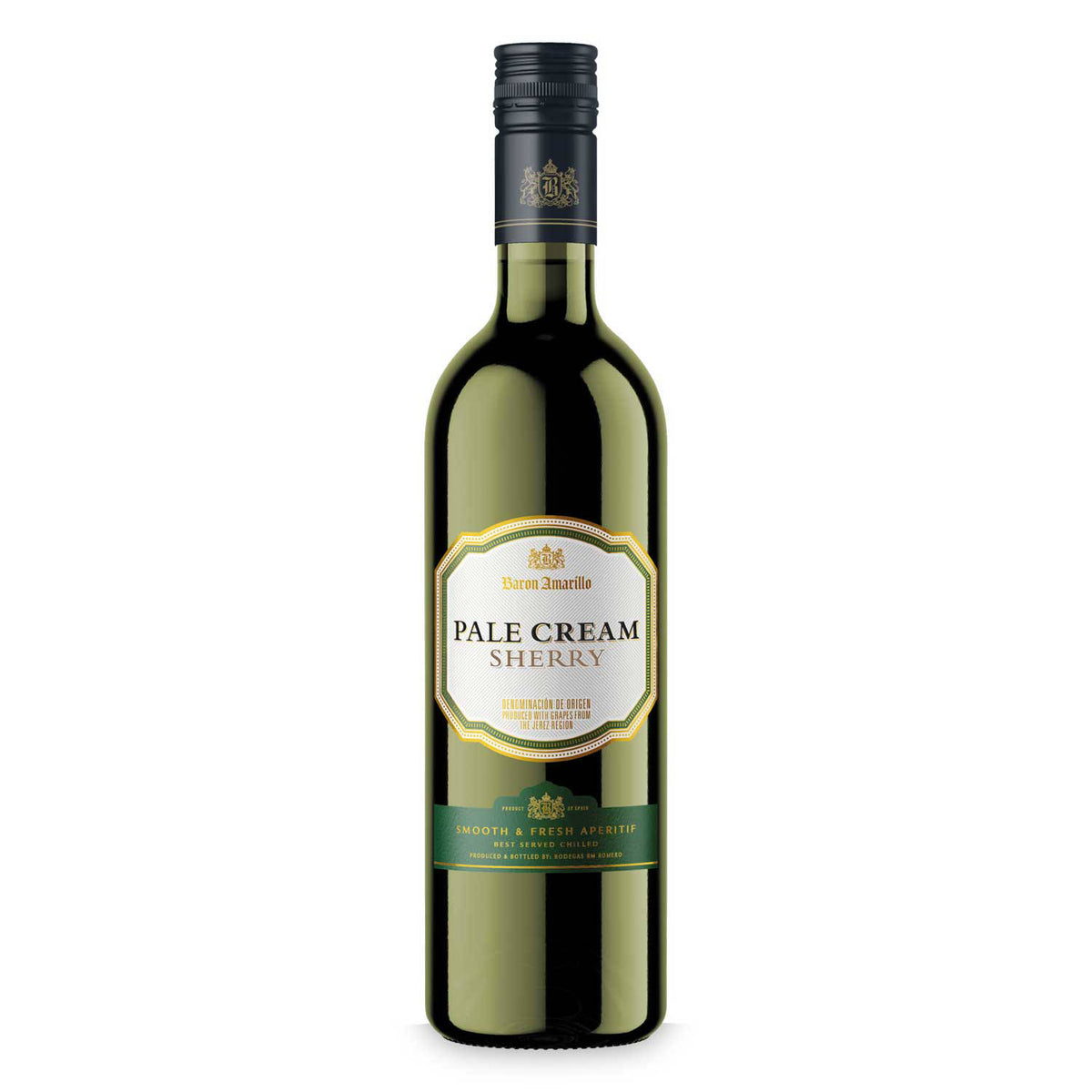 Pale Sherry fortified wine from a British store, UK version