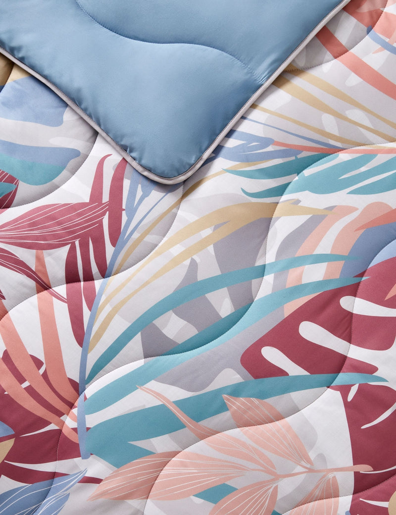 Night Lark palm print coverless duvet set 10.5 tog, UK version