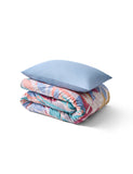 Night Lark palm print coverless duvet set 10.5 tog, UK version