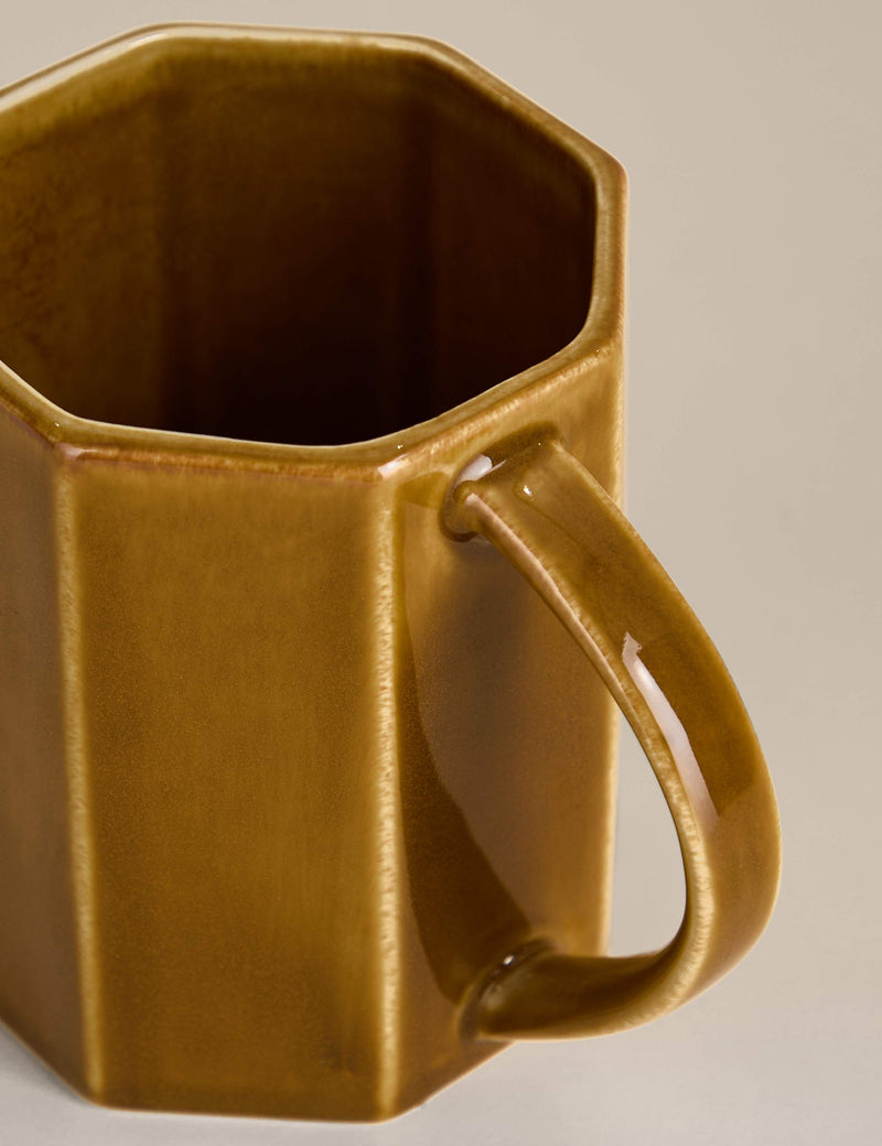 Panelled tankard mug, imported from the UK