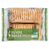 Panini rolls, soft bread rolls, from a British brand
