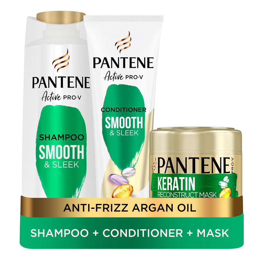 Pantene Pro V Smooth & Sleek Three Step Bundle