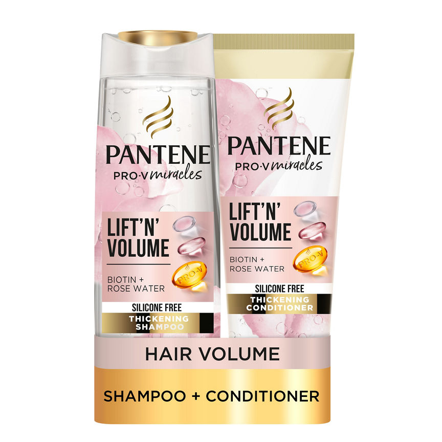 Pantene Miracles Lift & Volume Shampoo & Conditioner Bundle GOODS ASDA   