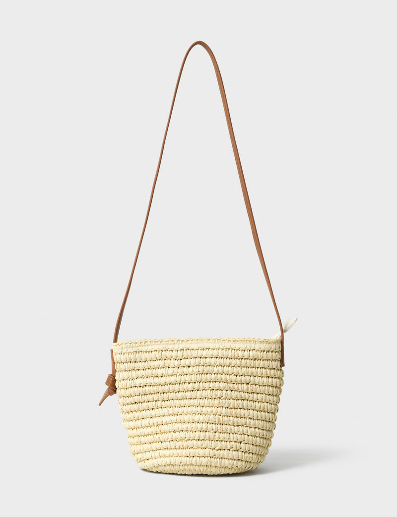 Crew Clothing paper woven cross body bag, imported from the UK