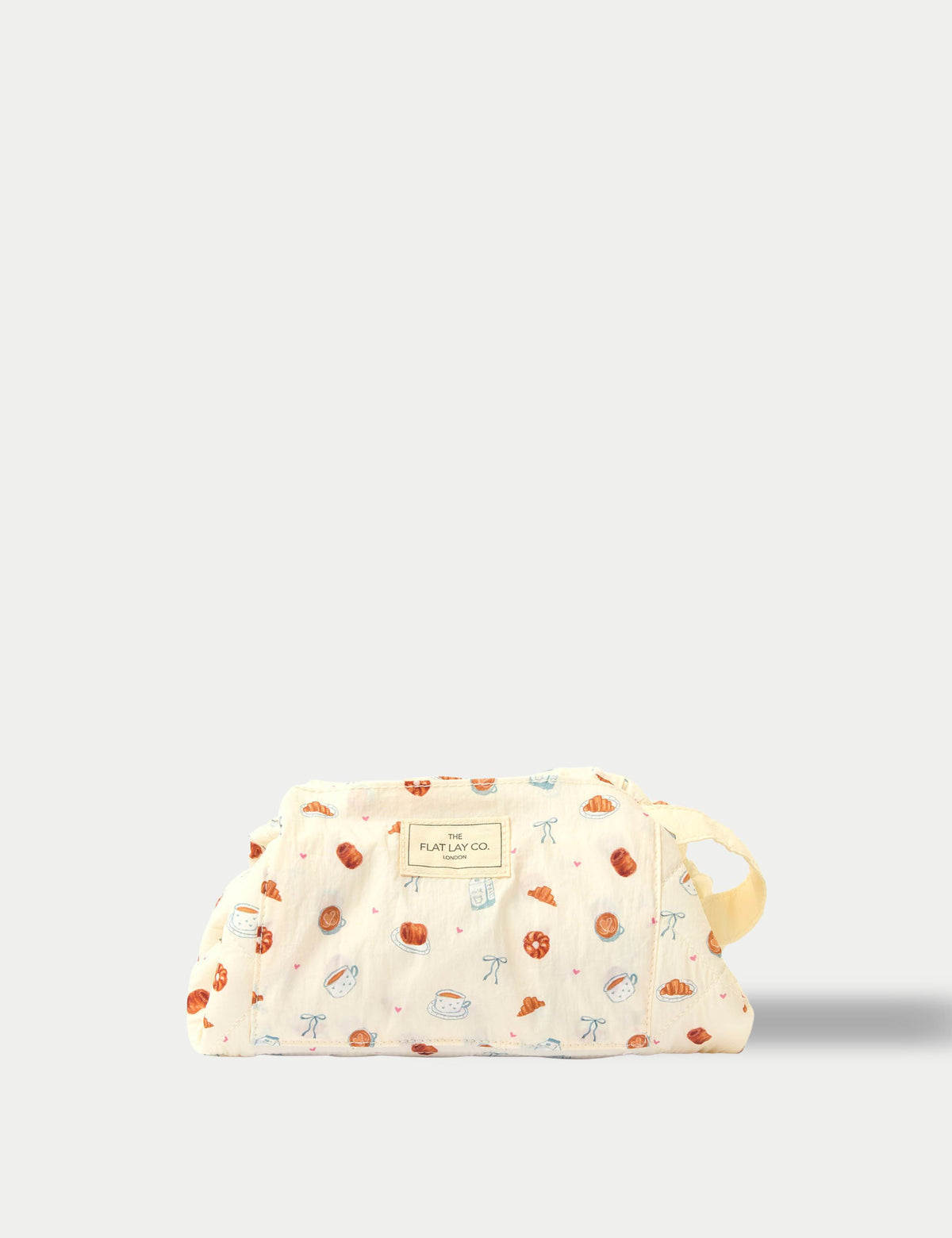 The Flat Lay Co Parachute Drawstring Patisserie makeup bag, UK version