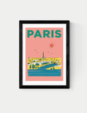 East End Prints framed art print Paris France Eiffel Tower (British brand)