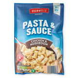Pasta and sauce mix chicken and mushroom, imported from the UK