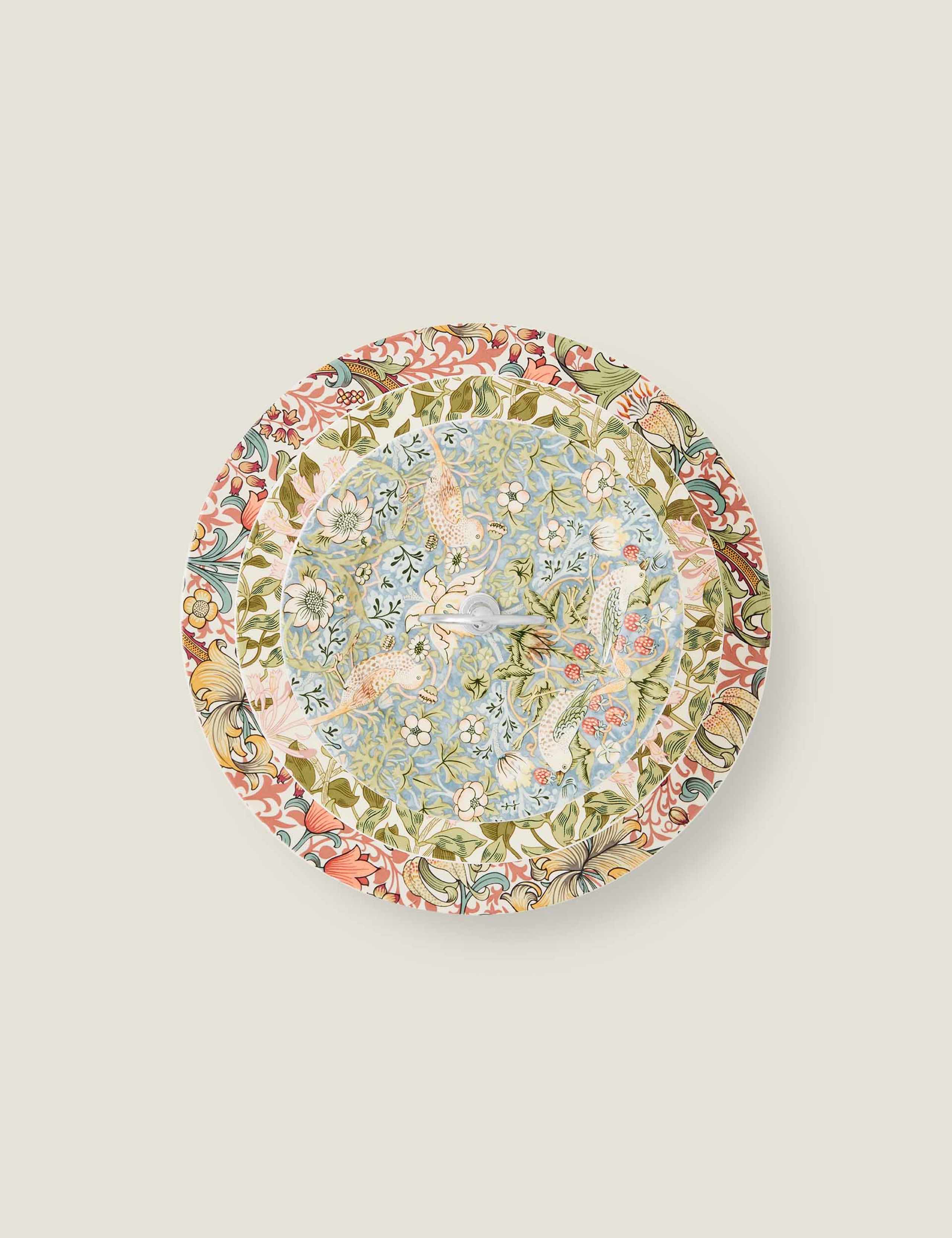Morris & Co patterned porcelain cake stand - British product