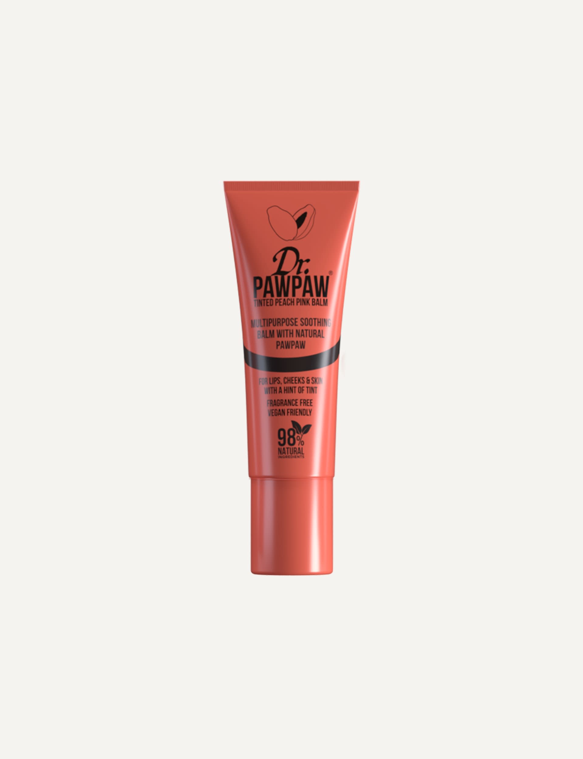 Dr.PawPaw peach pink and original hydrating balm duo 20ml, imported from the UK