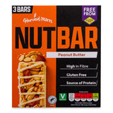 Peanut butter nut bars 3 pack, imported from the UK