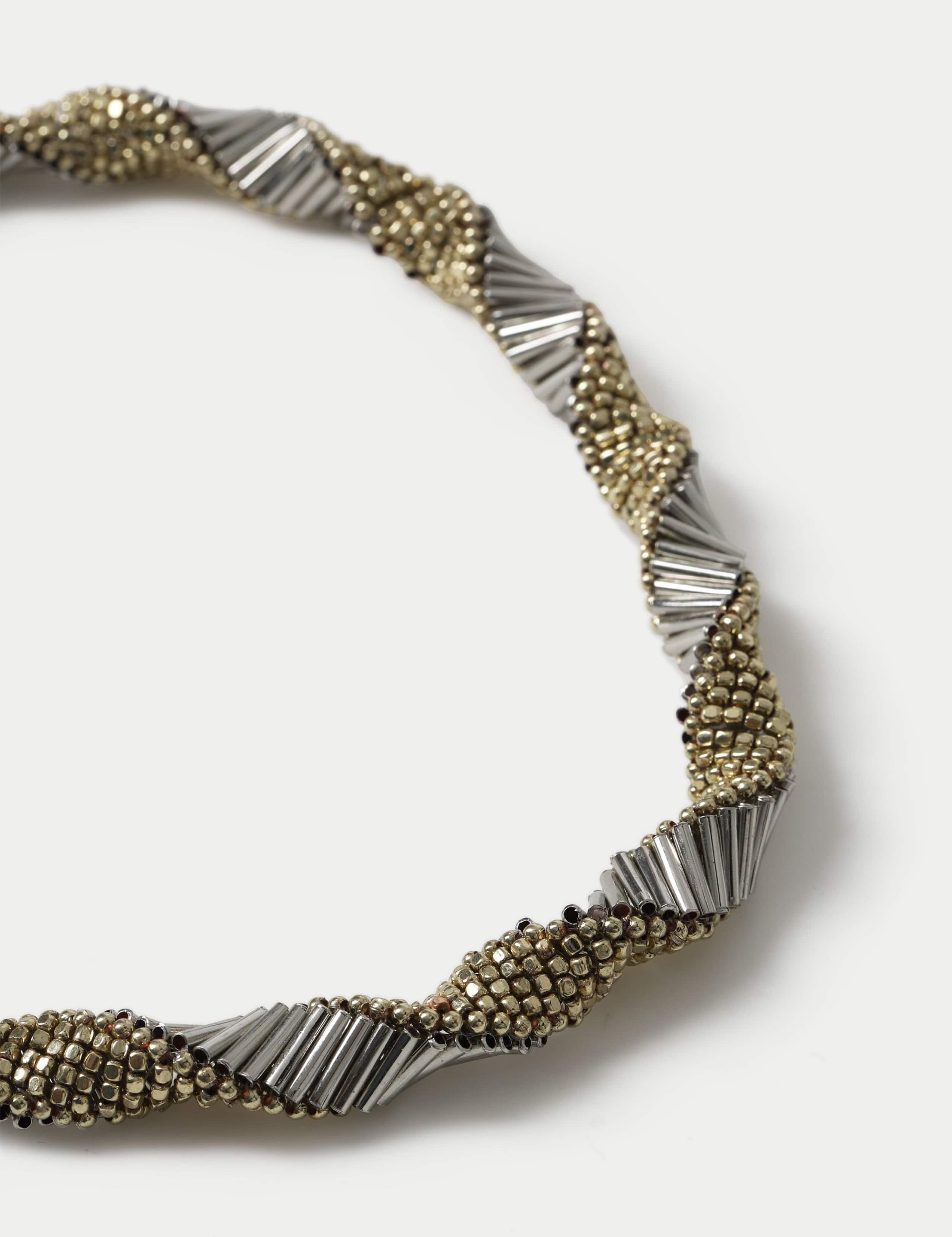 Per Una beaded twist necklace 430mm, UK version